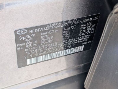 2020 Hyundai Santa Fe SEL