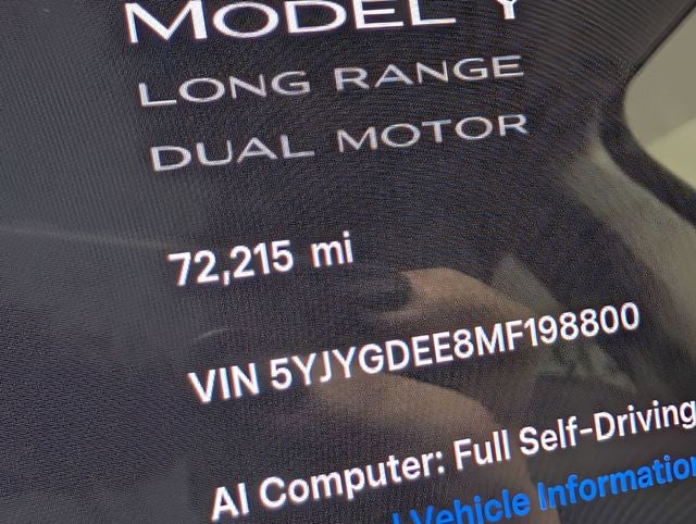 2021 Tesla Model Y Long Range Dual Motor All-Wheel Drive