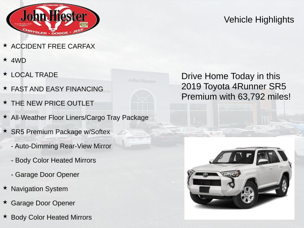 2019 Toyota 4Runner SR5 Premium