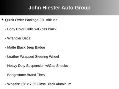2020 Jeep Wrangler Unlimited Sport Altitude