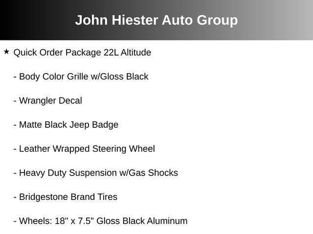 2020 Jeep Wrangler Unlimited Sport Altitude