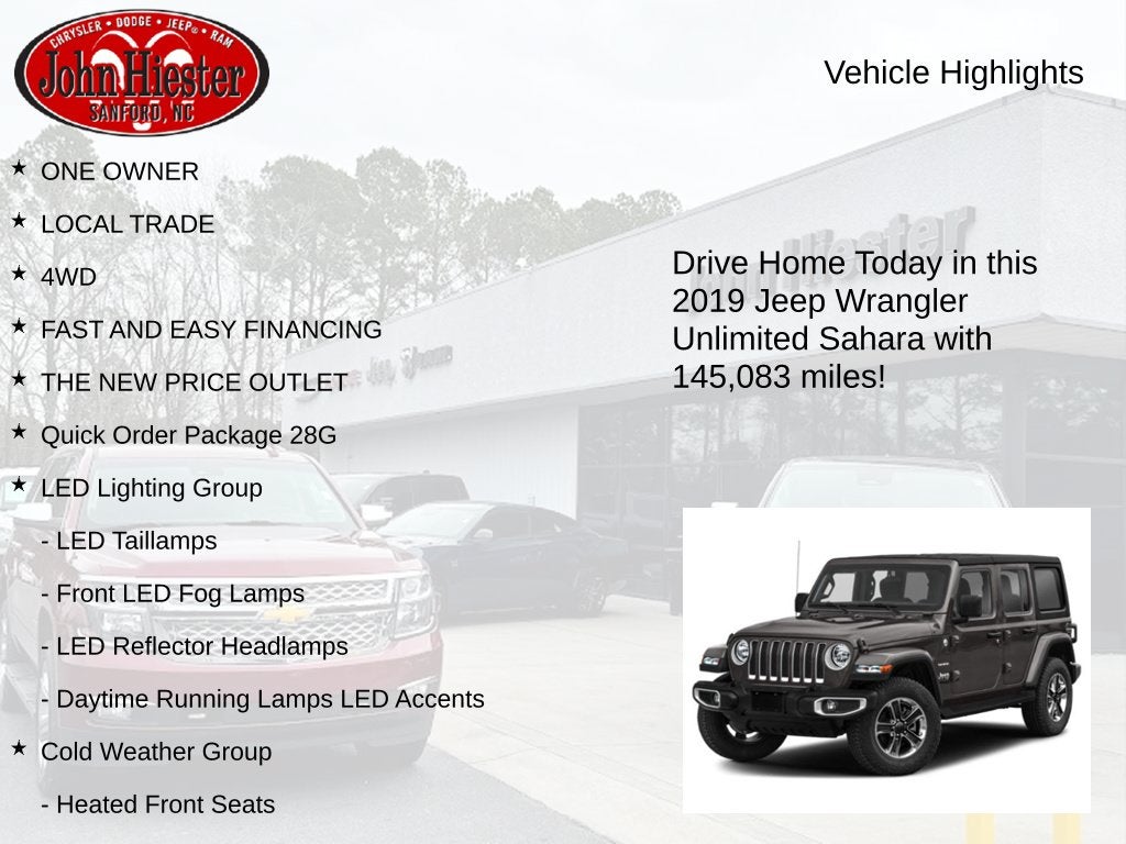 2019 Jeep Wrangler Unlimited Sahara
