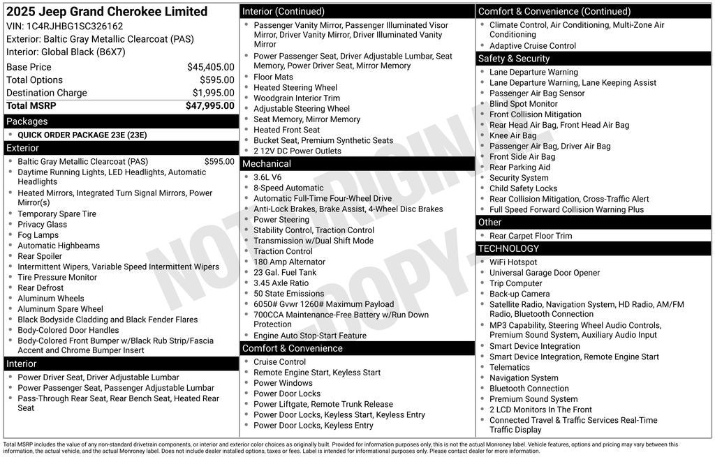 2025 Jeep Grand Cherokee Limited