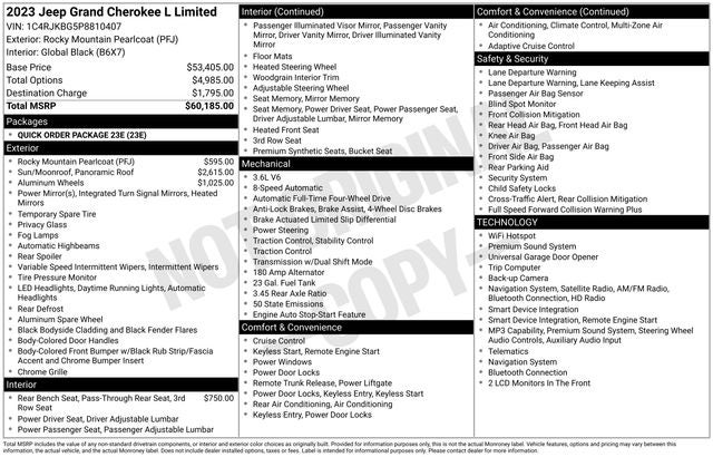 2023 Jeep Grand Cherokee L Limited