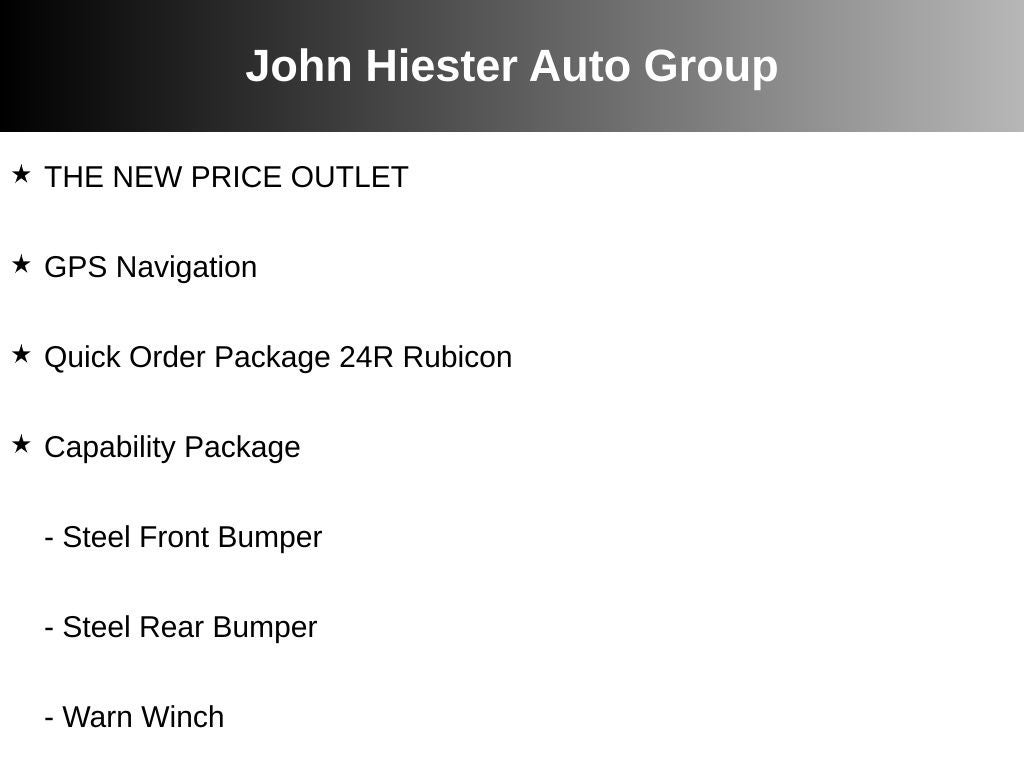 2024 Jeep Wrangler Rubicon