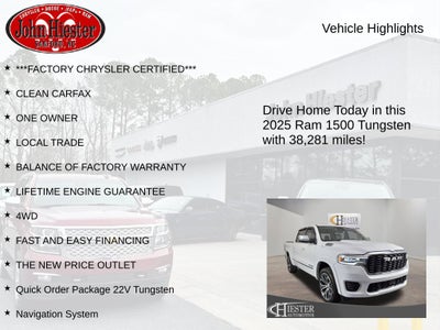 2025 RAM 1500 Tungsten