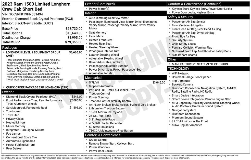 2023 RAM 1500 Limited