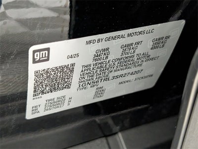 2025 Chevrolet Tahoe High Country