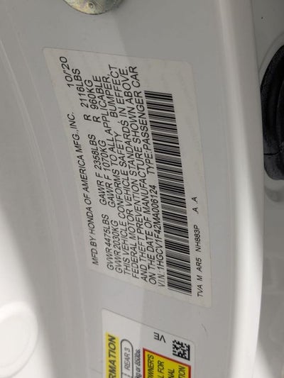 2021 Honda Accord Sport Special Edition