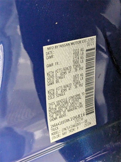 2024 Nissan Titan Platinum Reserve