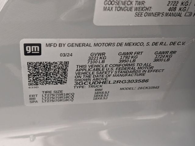 2024 Chevrolet Silverado 1500 ZR2