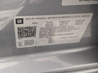 2021 Chevrolet Silverado 1500 LT LT1