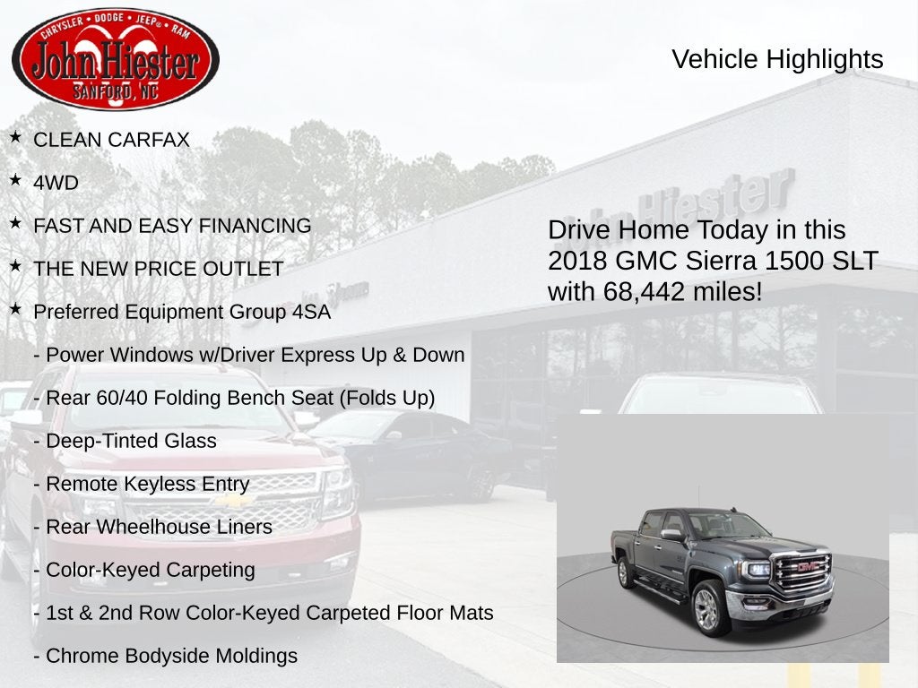 2018 GMC Sierra 1500 SLT