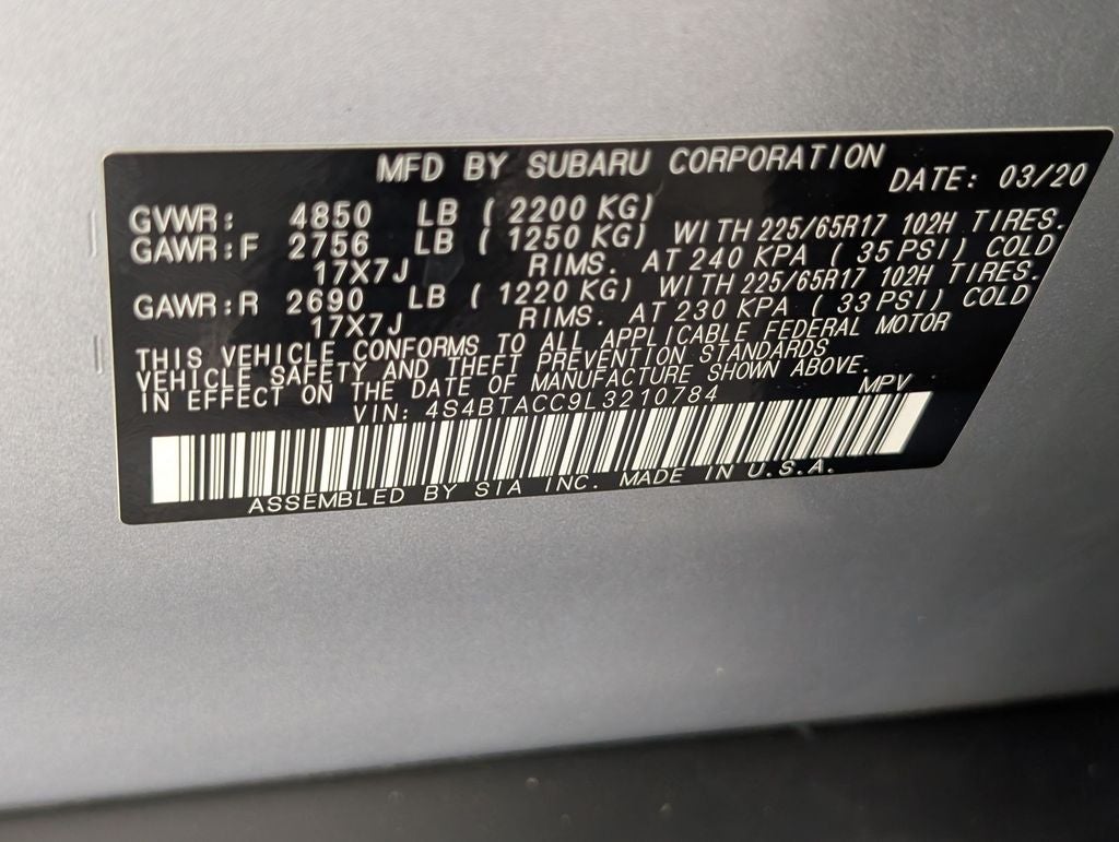 2020 Subaru Outback Premium