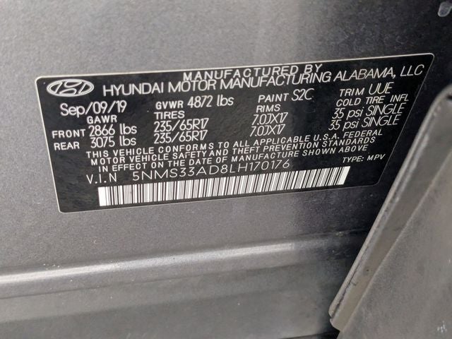 2020 Hyundai Santa Fe SEL