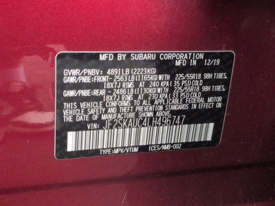 2020 Subaru Forester Limited