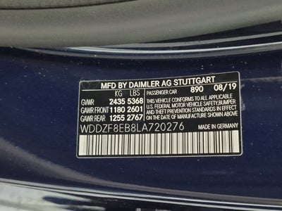 2020 Mercedes-Benz E-Class E 350 4MATIC®