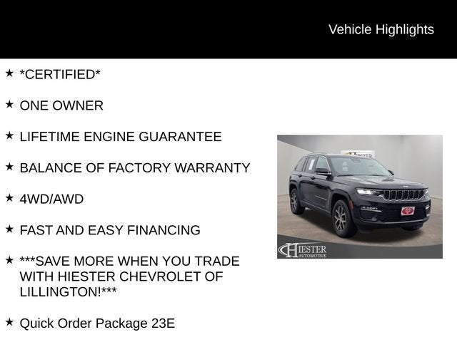 2023 Jeep Grand Cherokee Limited 4x4