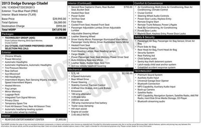 2013 Dodge Durango Citadel
