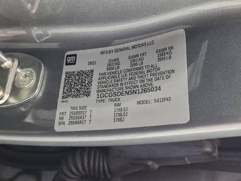 2022 Chevrolet Colorado 2WD Z71