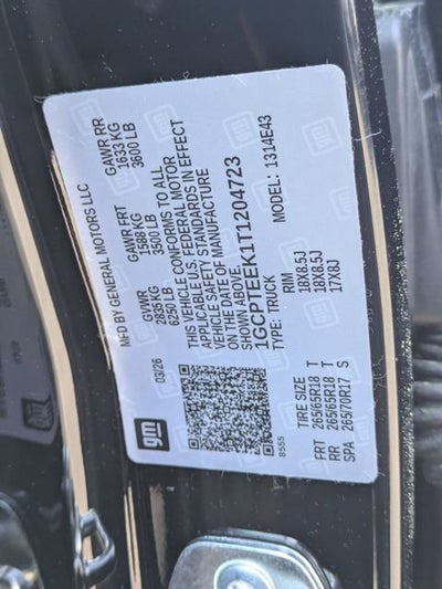 2026 Chevrolet Colorado Trail Boss