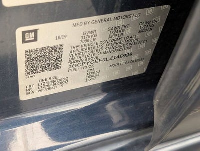 2020 Chevrolet Silverado 1500 Custom Trail Boss