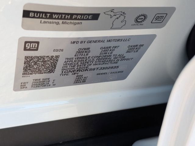 2026 Chevrolet Traverse LT