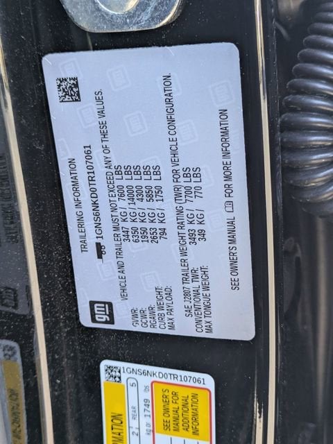 2026 Chevrolet Tahoe LT