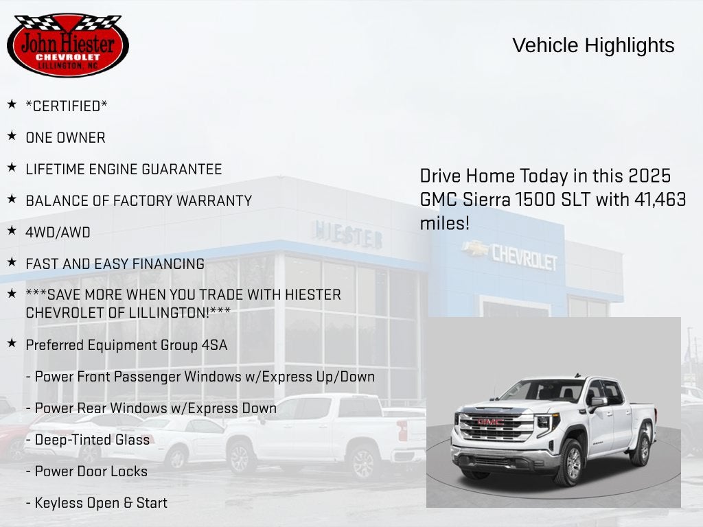 2025 GMC Sierra 1500 SLT