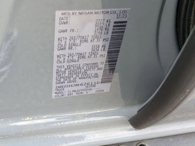 2024 Nissan Frontier PRO-4X