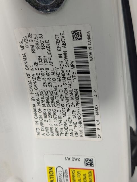 2023 Honda CR-V EX-L 2WD
