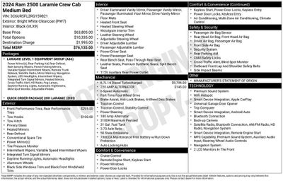 2024 RAM 2500 Laramie Crew Cab 4x4 6'4" Box