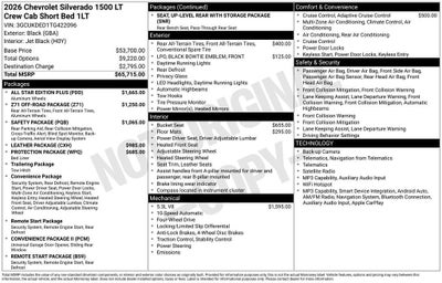 2026 Chevrolet Silverado 1500 LT