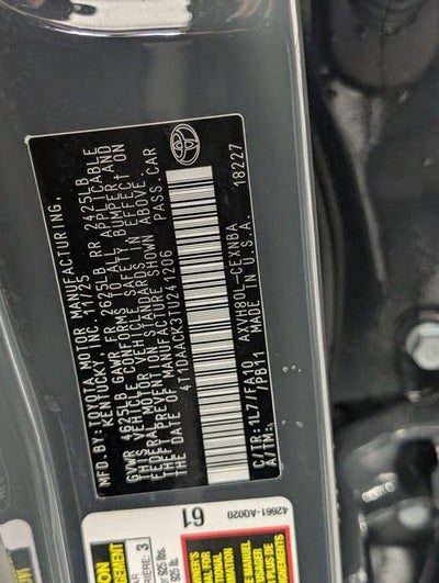 2026 Toyota Camry LE