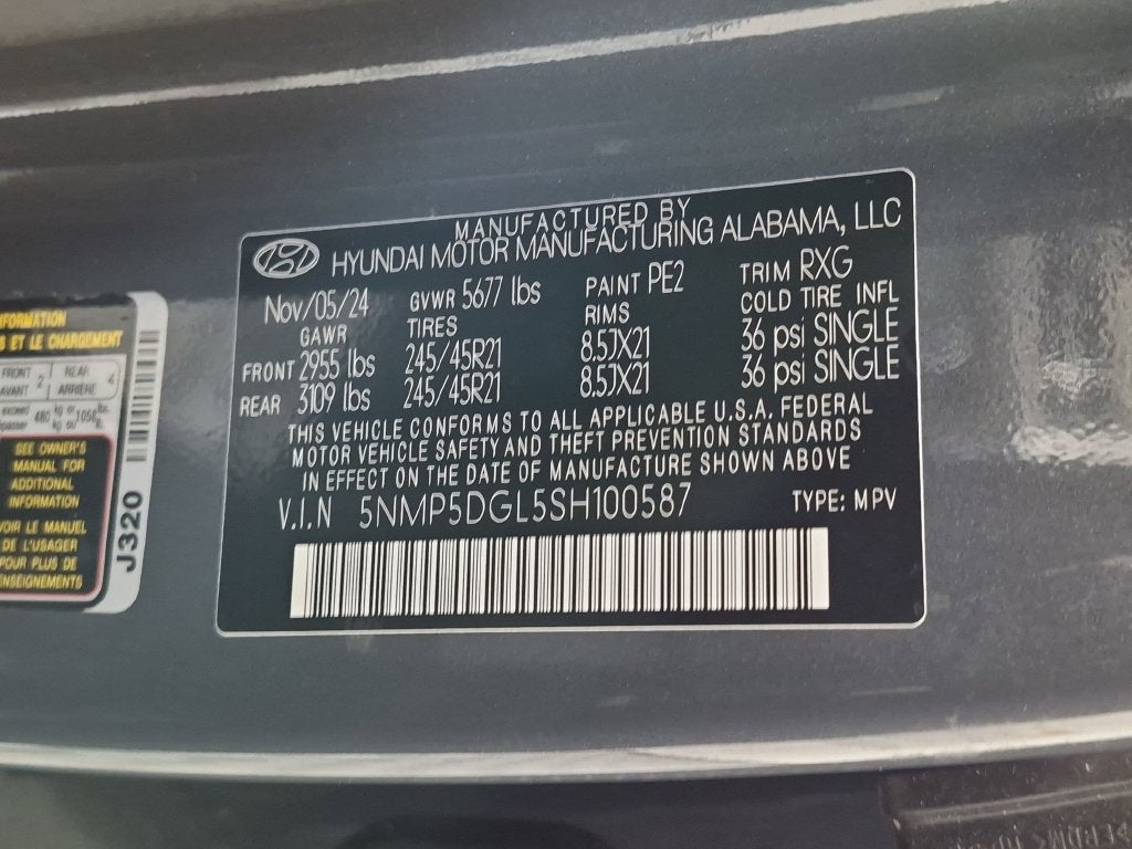 2025 Hyundai Santa Fe Calligraphy
