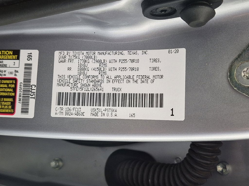 2020 Toyota Tundra SR5