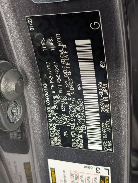2022 Toyota 4Runner SR5