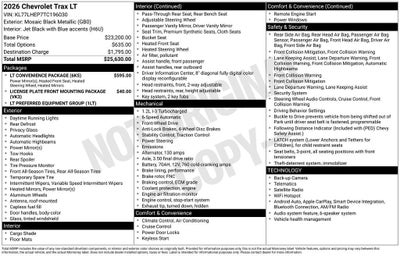 2026 Chevrolet Trax LT
