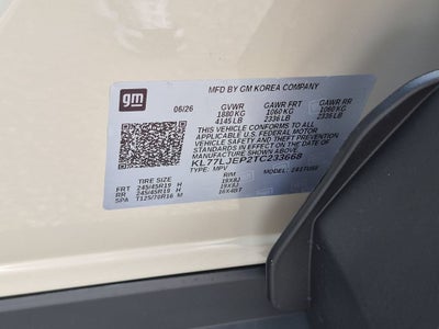 2026 Chevrolet Trax 2RS