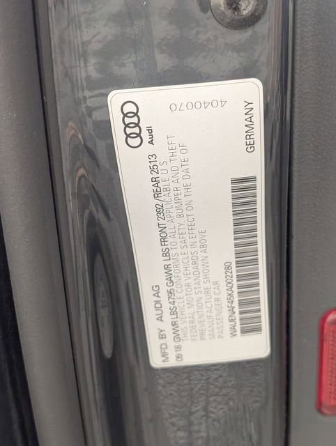 2019 Audi A4 Premium Plus